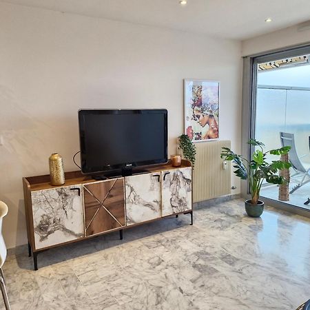 Sunny And Cosy Sea View Studio 앙티브 외부 사진